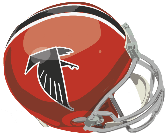 Atlanta Falcons 1970-1977 Helmet Logo iron on transfers for fabric